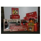 GROUPING: COCA-COLA COLLECTIBLE BOTTLES AND 6 GROUPING: COCA-COLA COLLECTIBLE BOTTLES AND 6