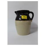 BROWN AND WHITE CROCK PITCHER BROWN AND WHITE CROCK PITCHER