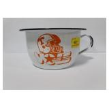 ENAMELWARE UT VOLS CHAMBER POT ENAMELWARE UT VOLS CHAMBER POT