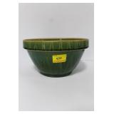 #10 MOON & STARS GREEN CROCK MIXING BOWL #10 MOON & STARS GREEN CROCK MIXING BOWL
