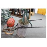 HOME MADE PUMP WATERER YARD ART HOME MADE PUMP WATERER YARD ART