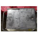 HOOSIER STYLE CABINET TIN FLOUR BIN HOOSIER STYLE CABINET TIN FLOUR BIN