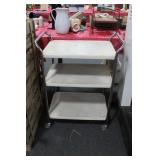 VINTAGE METAL 3 TIER CART