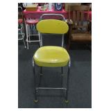 VINTAGE KITCHEN STOOL - WITH A BACK VINTAGE KITCHEN STOOL - WITH A BACK
