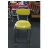 VINTAGE KITCHEN STOOL - WITH A BACK