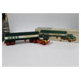 HESS GASOLINE HAULER TRACTOR TRAILER IN ORIGINAL