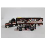 NASCAR GOODWRENCH TRACTOR TRAILER AND RACE CAR -