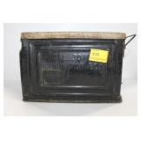 VINTAGE MILITARY AMMO CAN - METAL EMBOSSED: 30 VINTAGE MILITARY AMMO CAN - METAL EMBOSSED: 30