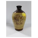 CROCK JUG WITH CHINESE CHARACTERS AND CHINESE CROCK JUG WITH CHINESE CHARACTERS AND CHINESE