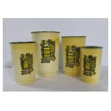 VINTAGE PLASTIC CANISTER SET VINTAGE PLASTIC CANISTER SET