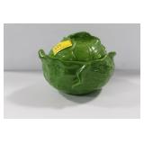 HOLLAND MOLD CABBAGE HEAD COVERED BOWL HOLLAND MOLD CABBAGE HEAD COVERED BOWL