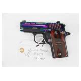 SIG SAUER PISTOL RAINBOW FINISH - LIKE NEW IN BOX SIG SAUER PISTOL RAINBOW FINISH - LIKE NEW IN BOX