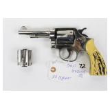 SMITH & WESSON REVOLVER SHOWS SOME WEAR, HAS SMITH & WESSON REVOLVER SHOWS SOME WEAR, HAS