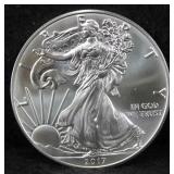 ROLL OF 20 UNC 2017 SILVER EAGLES