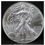 ROLL OF 20 UNC 2017 SILVER EAGLES