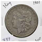 1901 MORGAN SILVER DOLLAR - KEY DATE 1901 MORGAN SILVER DOLLAR - KEY DATE