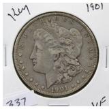 1901 MORGAN SILVER DOLLAR - KEY DATE