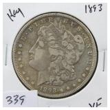 1893 MROGAN SILVER DOLLAR - KEY DATE