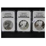 SILVER DOLLAR SET - 2006-W EAGLE 20TH ANNIVERASRY