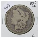 1893-CC MORGAN SILVER DOLLAR 1893-CC MORGAN SILVER DOLLAR