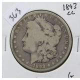 1893-CC MORGAN SILVER DOLLAR