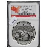 2013 CHINA S10Y PANDA - EARLY RELEASE - NGC 2013 CHINA S10Y PANDA - EARLY RELEASE - NGC