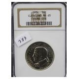 1936 CLEVELAND HALF DOLLAR - NGC GRADED MS65