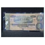 1864 CONFEDERATE $10 NOTE 1864 CONFEDERATE $10 NOTE
