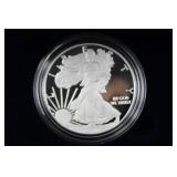 2010 SILVER EAGLE IN PRESENTATION BOX WITH COA