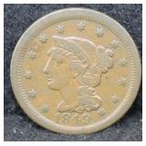 1849 LARGE CENT 1849 LARGE CENT