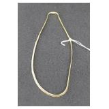 14K YELLOW GOLD 16" CHAIN - 17.9 GRAMS