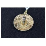 14K YELLOW GOLD SOMBRERO PENDANT - 6.1 GRAM 14K YELLOW GOLD SOMBRERO PENDANT - 6.1 GRAM