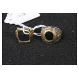 1934 LMU CLASS RING MISSING THE STONE AND ANOTHER 1934 LMU CLASS RING MISSING THE STONE AND ANOTHER