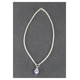 16" STERLING SILVER CHAIN WITH STERLING/14K 16" STERLING SILVER CHAIN WITH STERLING/14K
