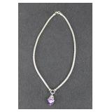 16" STERLING SILVER CHAIN WITH STERLING/14K