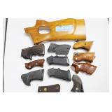 RIFLE THUMB HOLE STOCK AND 10 SETS OF PISTOL RIFLE THUMB HOLE STOCK AND 10 SETS OF PISTOL