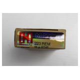 20 ROUNDS OF HORNADY .223 AMMUNITION 20 ROUNDS OF HORNADY .223 AMMUNITION
