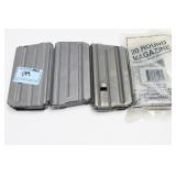 4 - 5.56 / .223 MAGZINES FOR MINI RIFLES AND 4 - 5.56 / .223 MAGZINES FOR MINI RIFLES AND