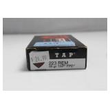 20 ROUNDS HORNADY TAP .223 REM AMMUNITION 20 ROUNDS HORNADY TAP .223 REM AMMUNITION