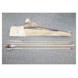 DEER SKIN QUIVER WITH 4 HAND MADE ARROWS DEER SKIN QUIVER WITH 4 HAND MADE ARROWS