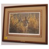 "RED WOLF" BY ROBERT BATEMAN SIGNED 804 OF 950