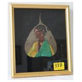 INDIAN LEAF PAINTING INDIAN LEAF PAINTING