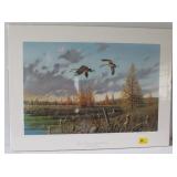 OVER THE TAMARACKS-SANDHILL CRANES BY OWEN J. OVER THE TAMARACKS-SANDHILL CRANES BY OWEN J.