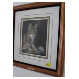 CEDAR CREEK RED WOLF BY AL AGNEW SIGNED 49/500