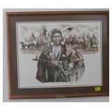CHIEF JOSEPH BY PAUL CALLE SIGNED 670/950 CHIEF JOSEPH BY PAUL CALLE SIGNED 670/950
