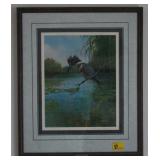 KINGFISHER BY OWEN J GROMME SIGNED 590/850 KINGFISHER BY OWEN J GROMME SIGNED 590/850