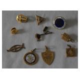 ASSORTED CHARMS AND PINS ASSORTED CHARMS AND PINS