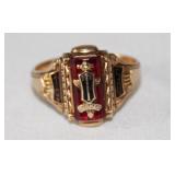 10K GOLD 1950 CLASS RING