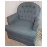 BLUE UPHOLSTER CHAIR