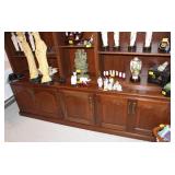 CHERRY 82"X16"X84" CURIO CABINET